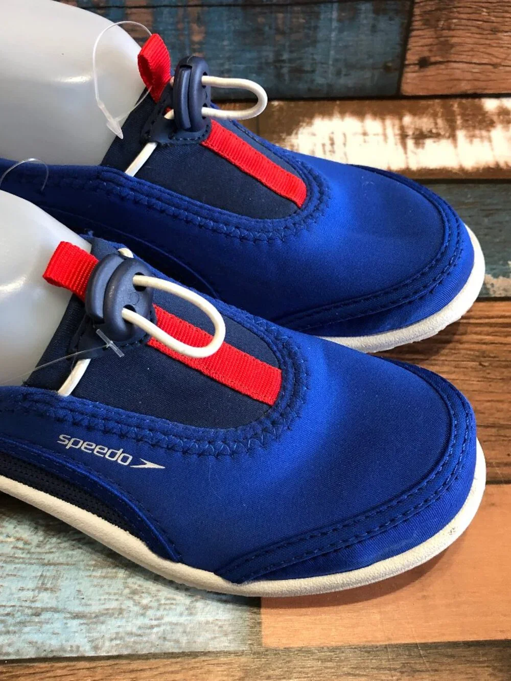 Speedo Juniors Kids Boys Water Shoes Blue Size M (shoe size 2-3)